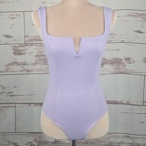 ASTR the Label Noveau Bodysuit Lilac Purple Size Small